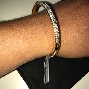 NWT Saks faux diamond tennis bracelet